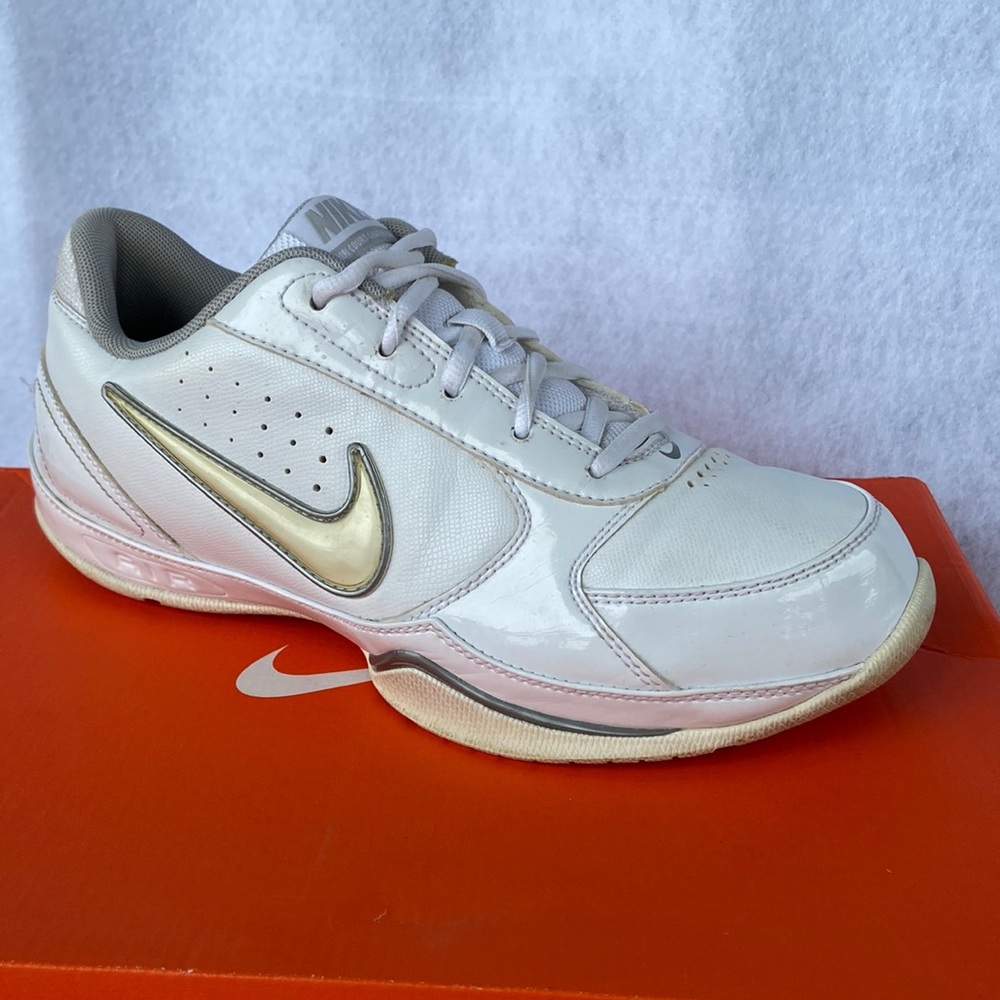 Nike Air Court Leader Low 429717 Women’s 7.5 Vintage 2010 Leather Upper White